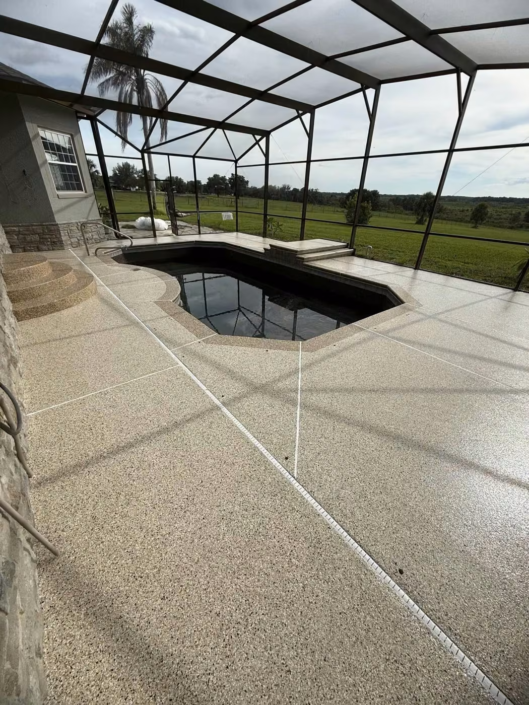 Pool Deck Coatings installed by PolyCoat Solutions in Central Florida